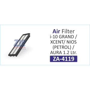 AIR FILTER PETROL XCENT (ZA-4119)