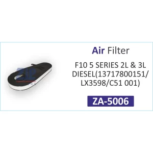 AIR FILTER F-10 5 SERIES 2 AND 3 LT DIESEL (ZA-5006)